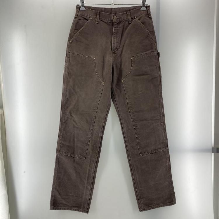 カーハートダブルニーダークブラウン34×32