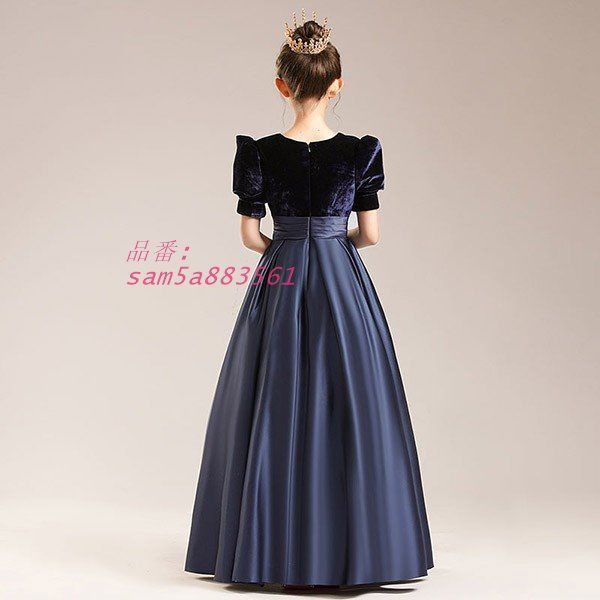  ピアノ発表会 ドレス 中学生 160 ワンピース キッズ パーティー 半袖 女の子 キッズドレス 袖有り ロング丈 黒 子供服 am 5 a 883561 ワンピース フォーマル ドレス スーツ