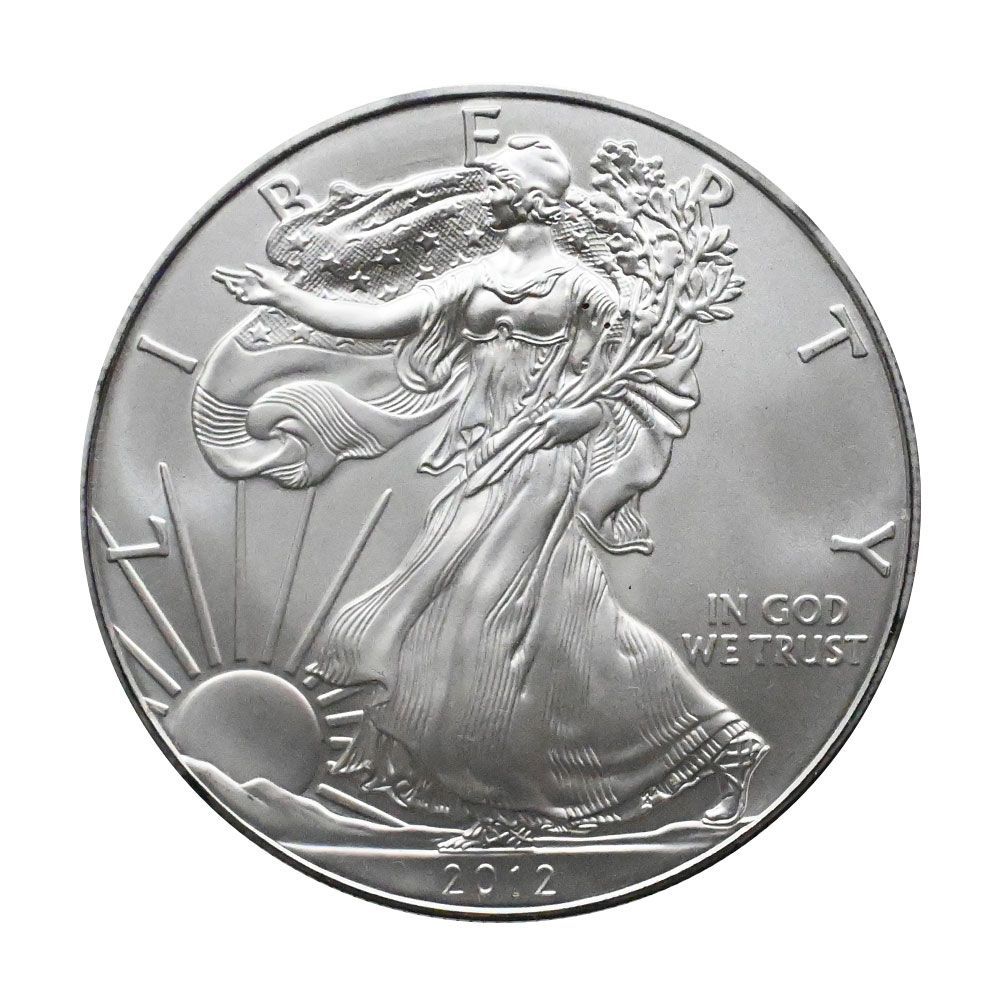 アメリカ 2012 イーグル 1ドル 1オンス 銀貨 【5枚】 (コイン