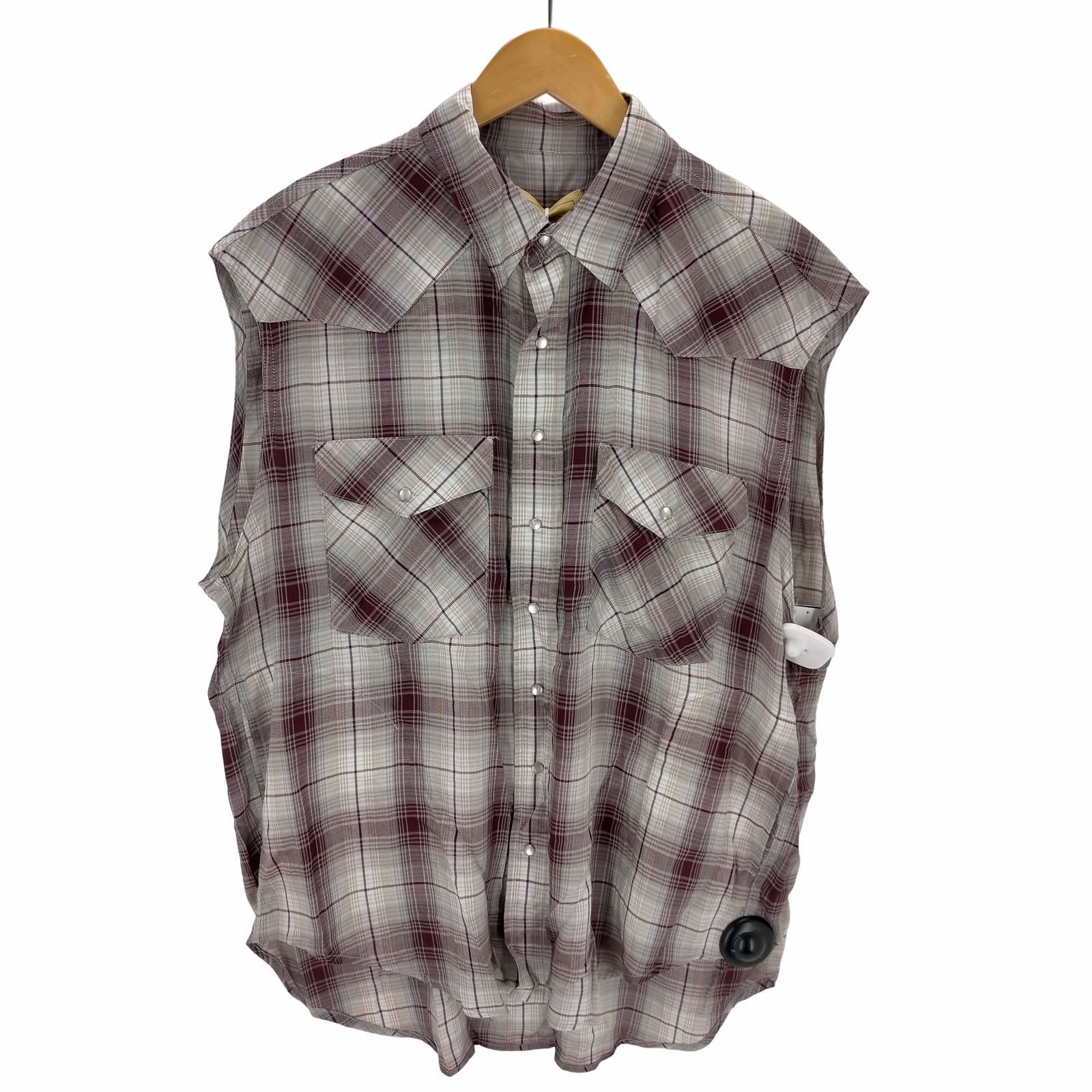 セブンバイセブン SEVEN BY SEVEN 23SS SLEEVELESS WESTERN SHIRTS 