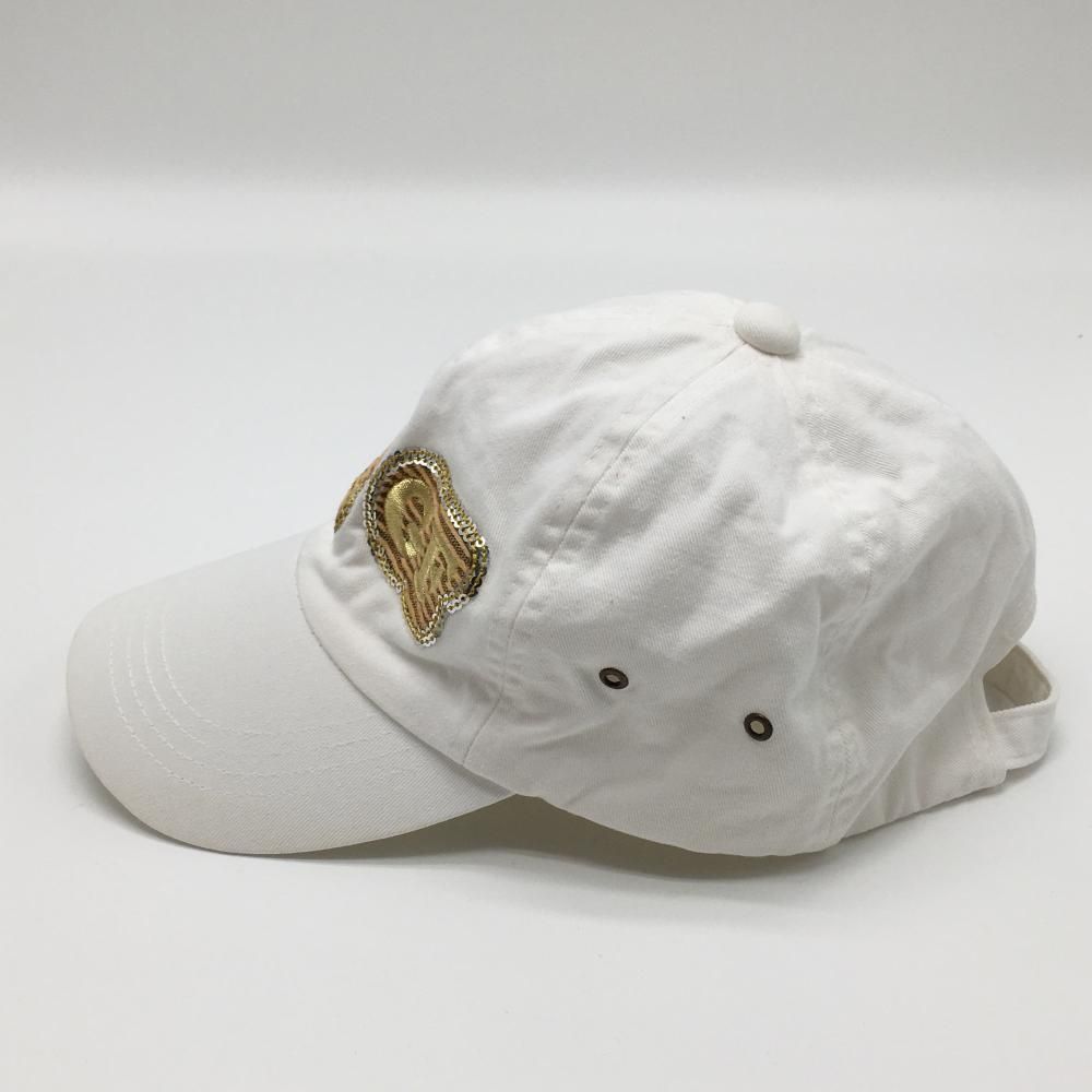 マークアンドロナ サンバイザー 白×グレー 迷彩 カモフラ フリーサイズ