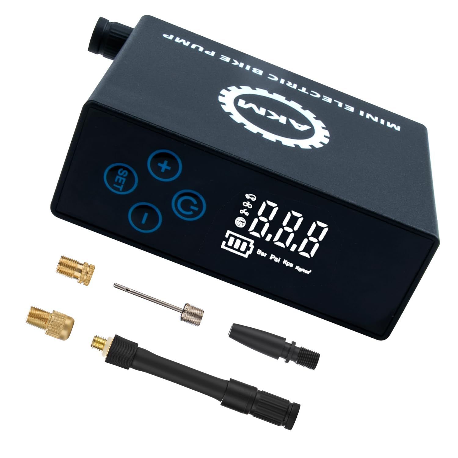 電動プンプ TypeC 小型 2400mAh ミニ 自動停止 軽量 気圧表示 充