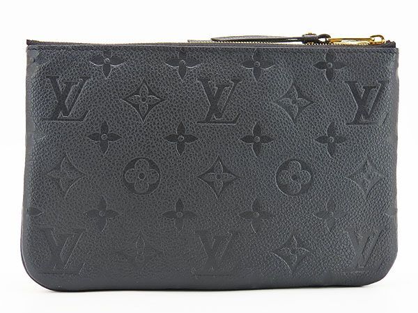 新品同様】ルイヴィトン LOUIS VUITTON モノグラムアンプラント ポシェット ドゥーブル ジップ 2WAY クラッチバッグ  チェーンショルダーバッグ ノワール ブラック M68568 - メルカリ