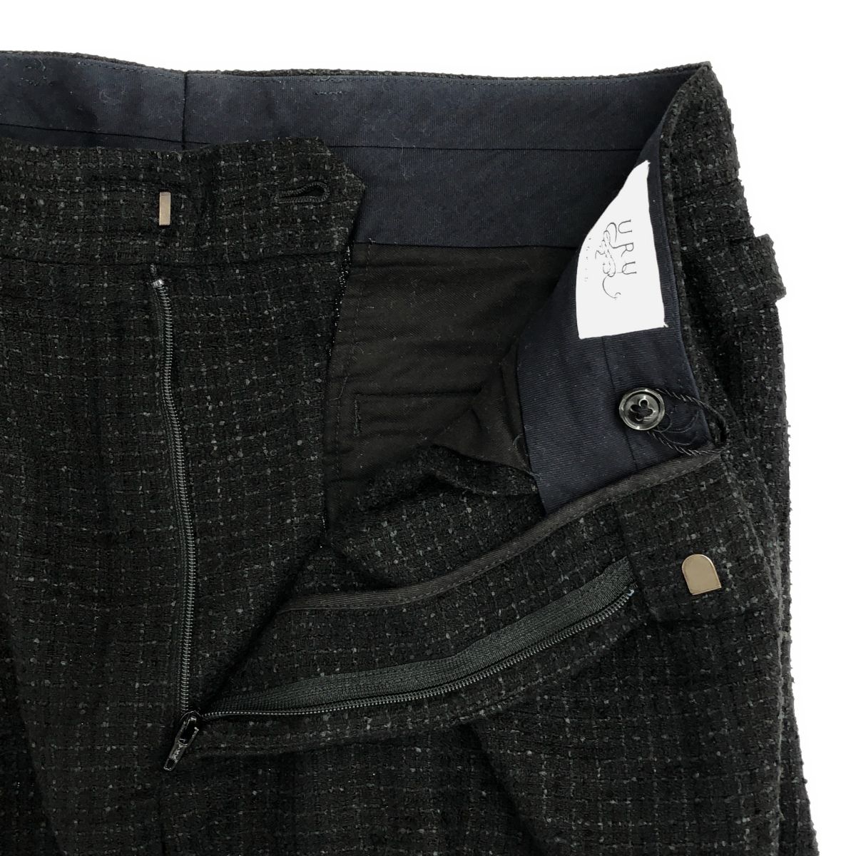 URU ウル 23SS 3 BUTTON JACKET ツイードセットアップスーツ 23SFT01