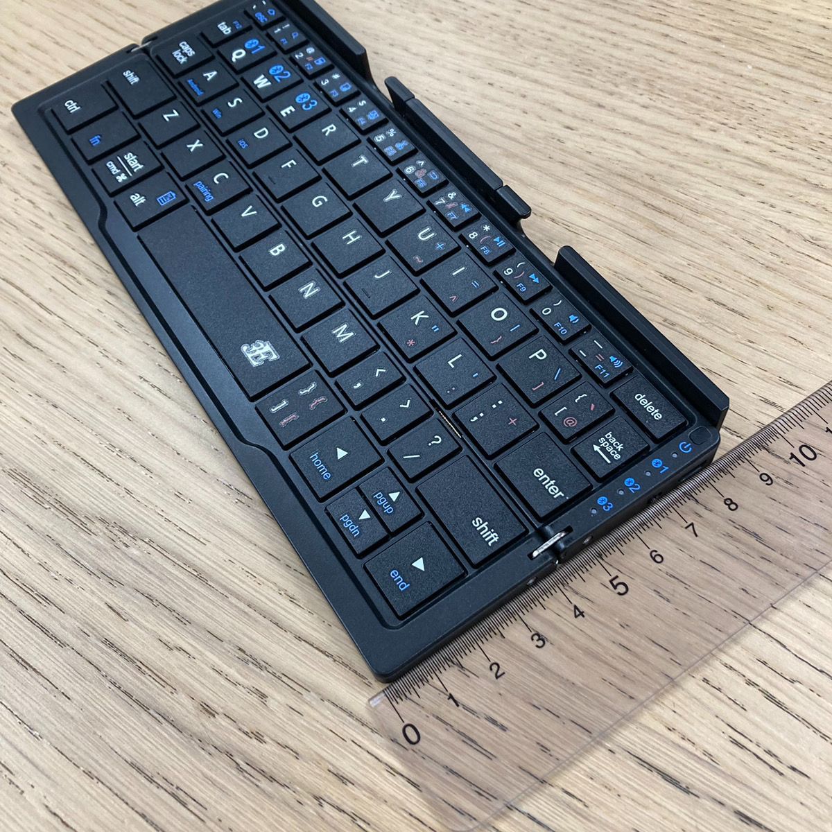 3E-BKY6 キーボード 無線 英語配列60キー 折りたたみ Bluetooth