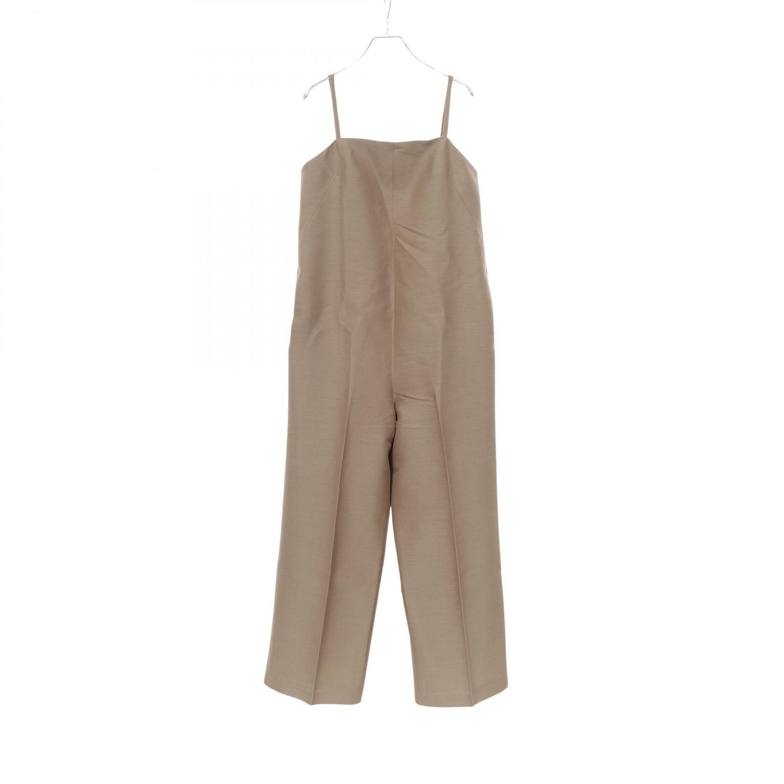 美品△ebure エブール //オールインワン△ジャンプスーツ ネイビー 濃紺