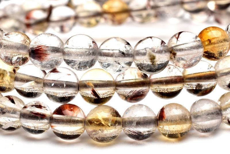 1点物】希少共生 カコクセナイトインシトリン(ゲーサイトイン