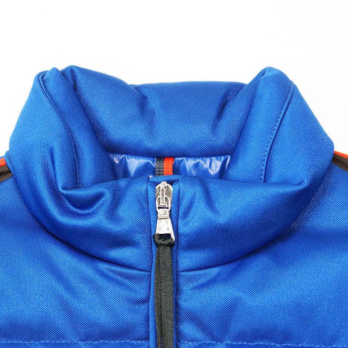 MONCLER 青 ストライプジャケット サイズ4 Moncler Men's Sanbesan Side Stripe Jacket in Blue Moncler