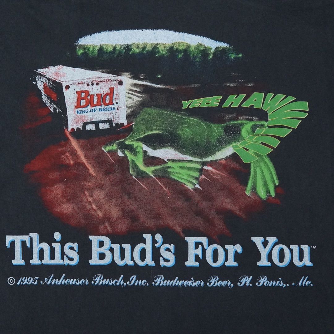 バドワイザー Tシャツ XL ブラック 90s USA製 Changes