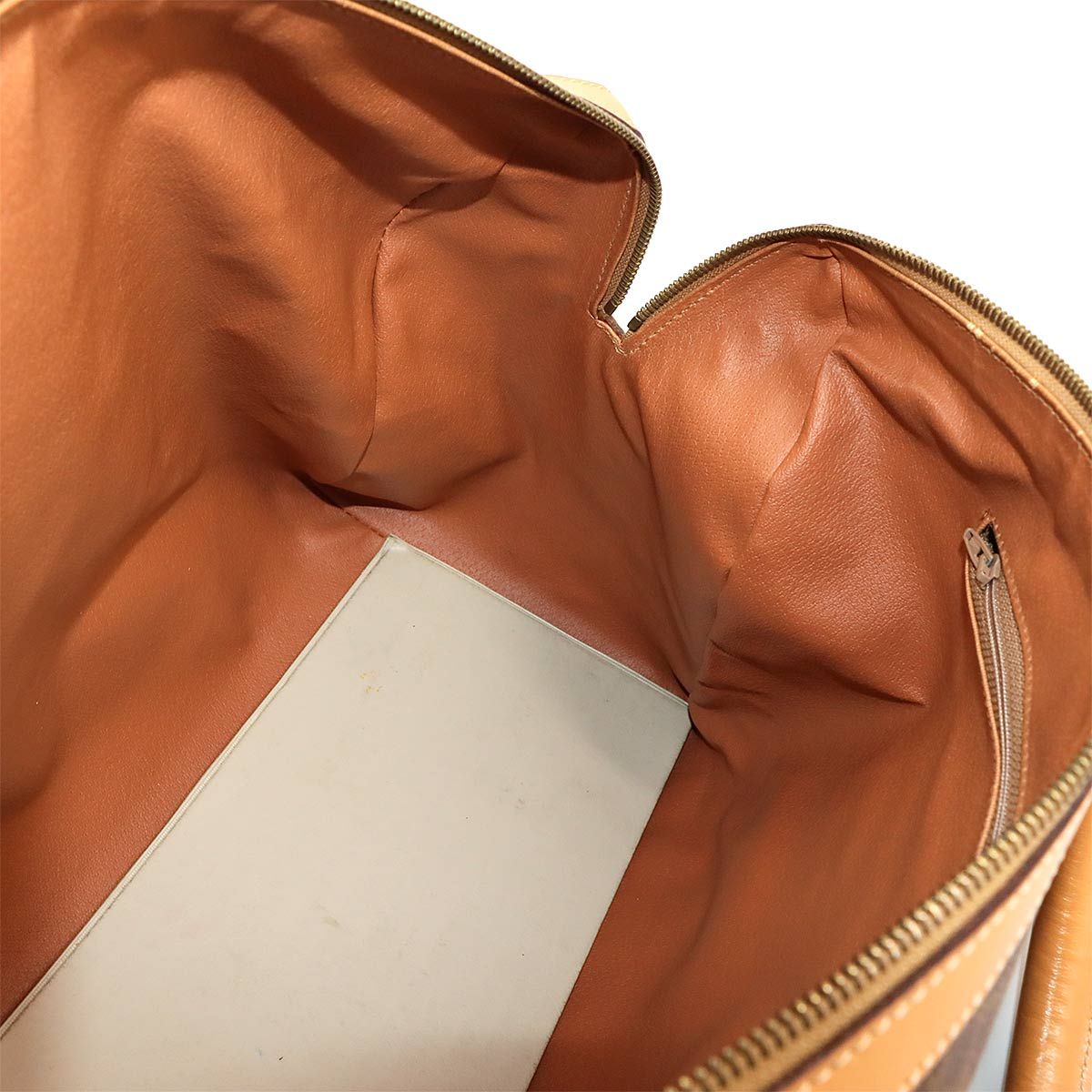 CELINE】マカダム ミニボストン ハンドバッグ PVC レザー 鑑定済み