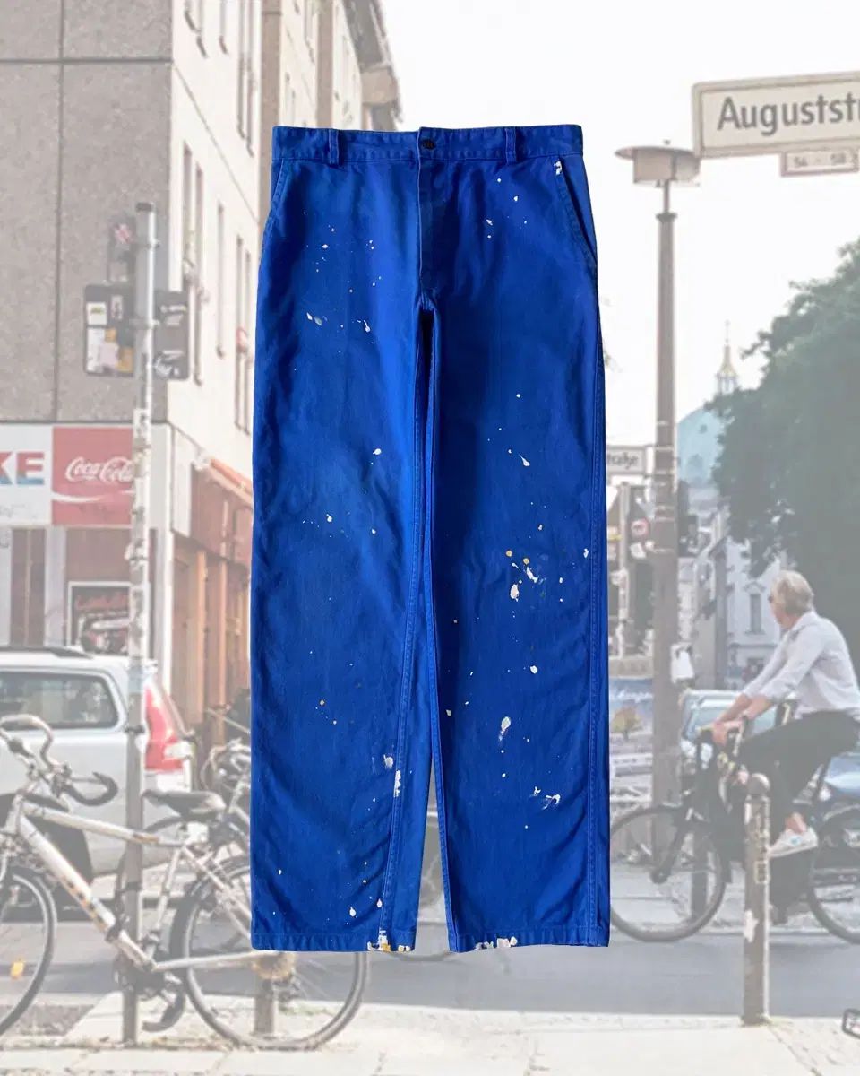 ヴィンテージ オリジナル ペインティング フレンチ ワークパンツ WYG