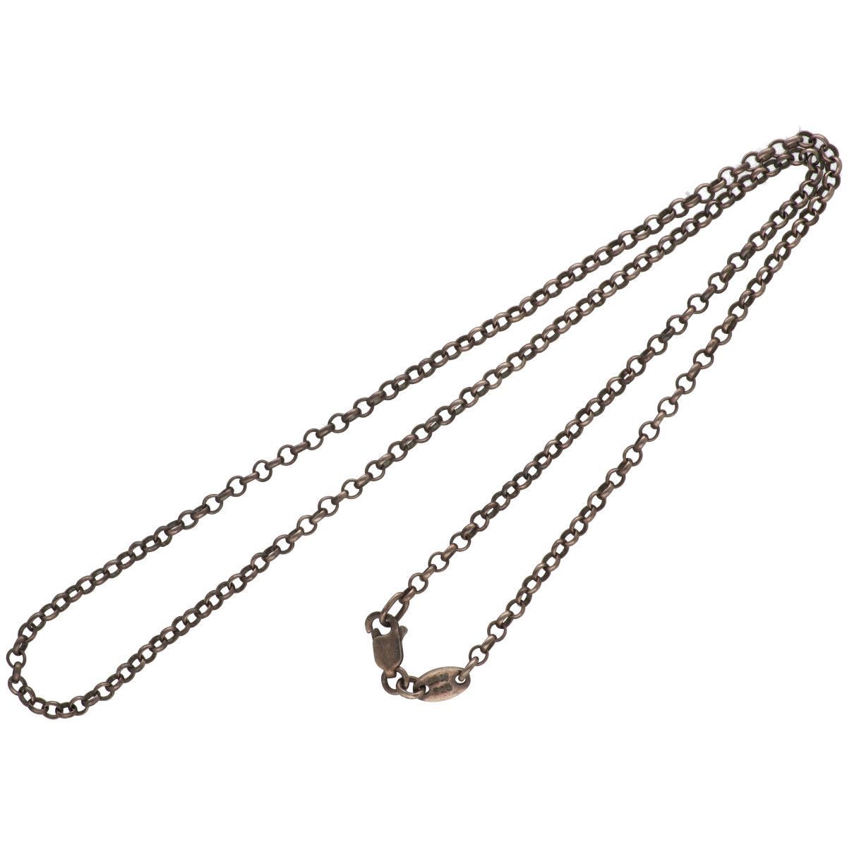 CHROME HEARTS クロムハーツ ロールチェーン 16 inch SV 925 シルバー ネックレス 16インチ RS