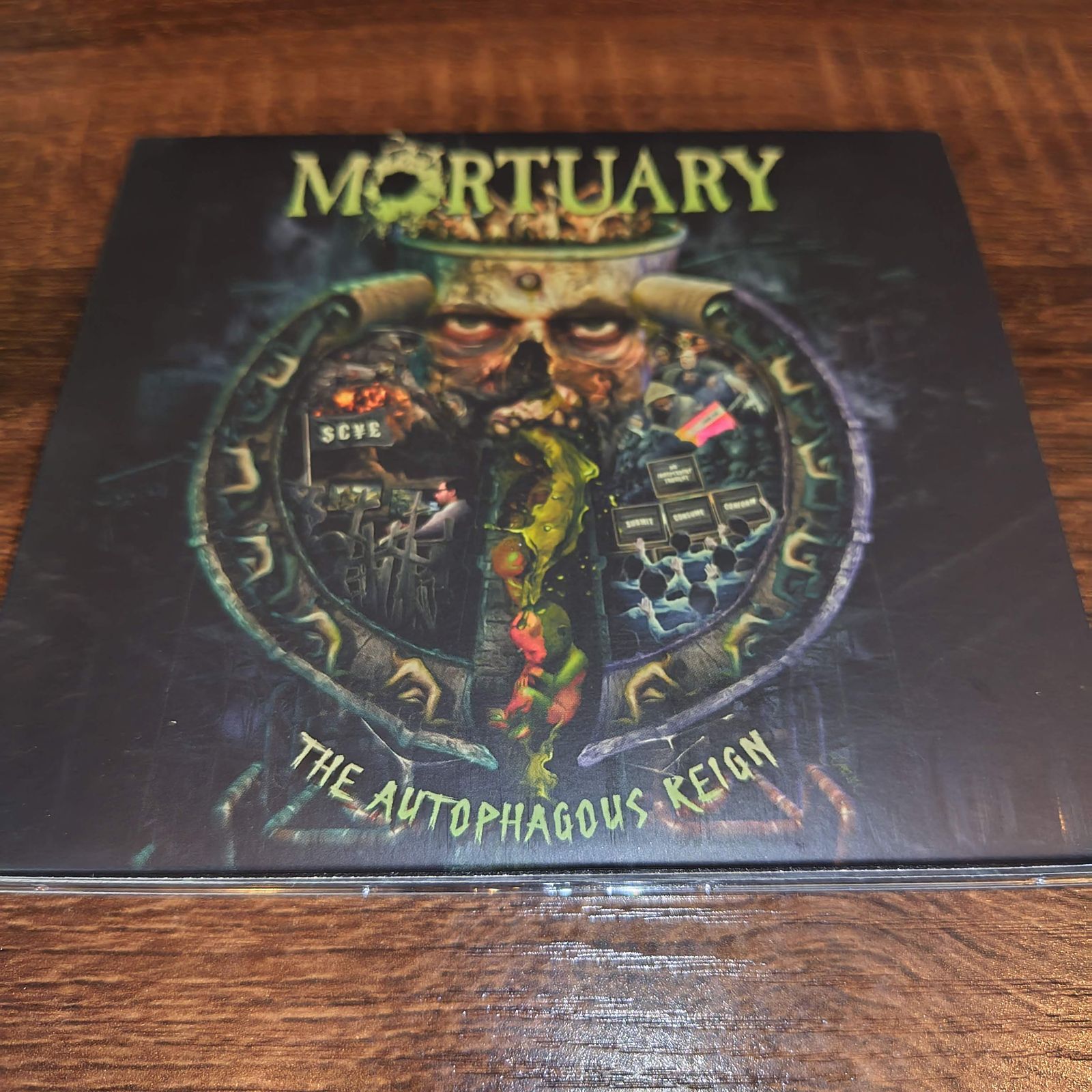 デスメタルCD 8枚 MORTUARY「THE AUTOPHAGOUS REIGN」輸入盤中古CD デスメタル