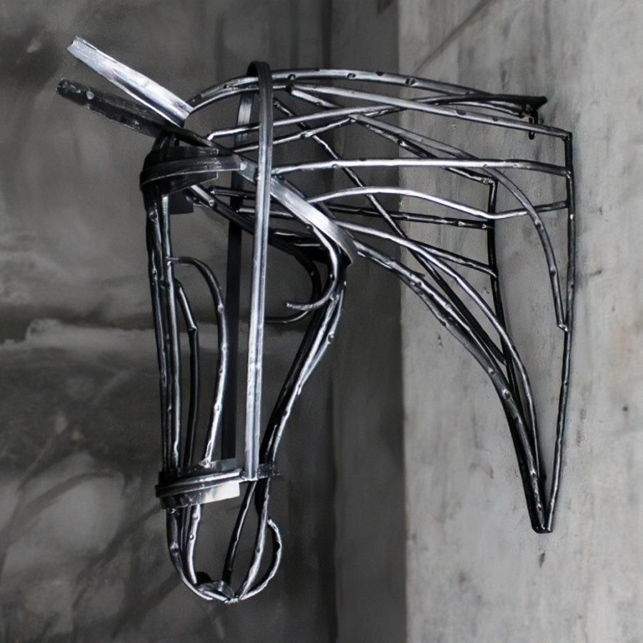 壁掛け ウォールインテリア アイアン 馬 ホース 動物 クリエイティブ シンプル モダン リビング ダイニング 寝室 屋内 装飾 インテリア NEXPOTALLINN_EU