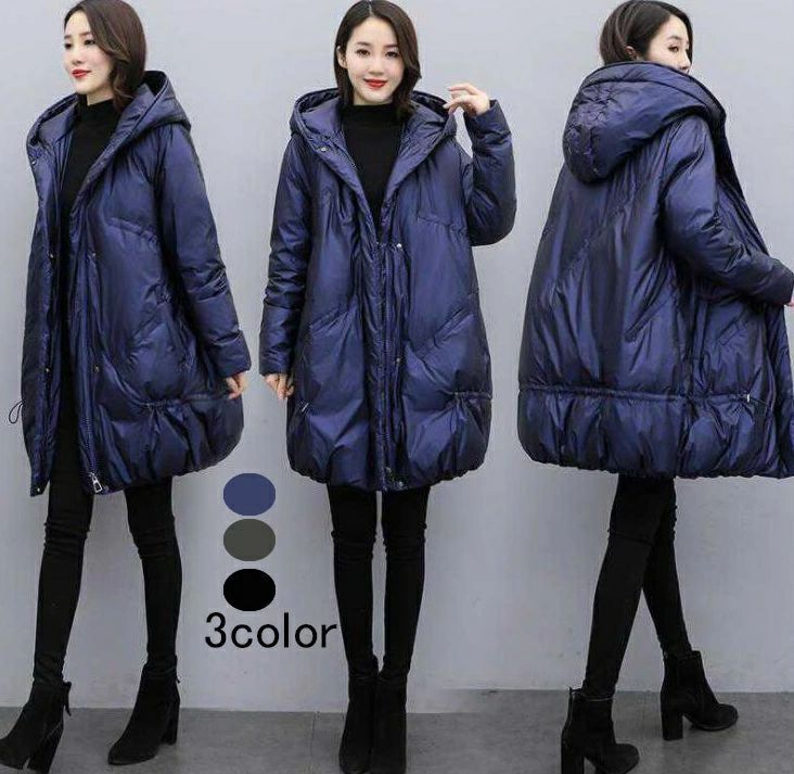 ダウンジャケット レディース ダウンコート ダウンジャケット ロング丈コート 冬服 防風 防寒着 暖かい オシャレ 長袖アウター 大きいサイ