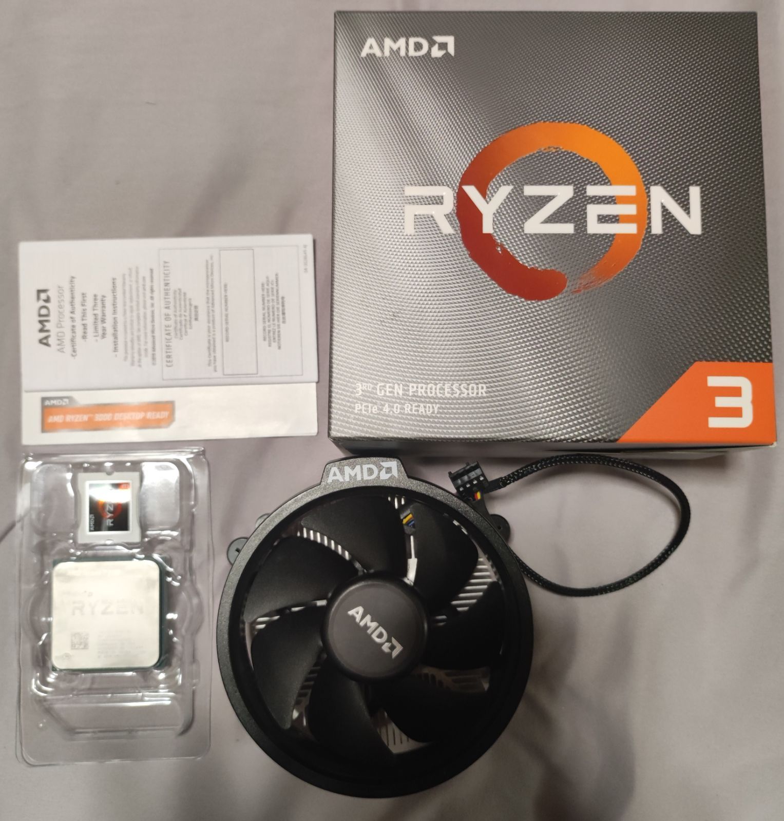 AMD Ryzen 3 3100 純正CPUクーラー付 - メルカリ