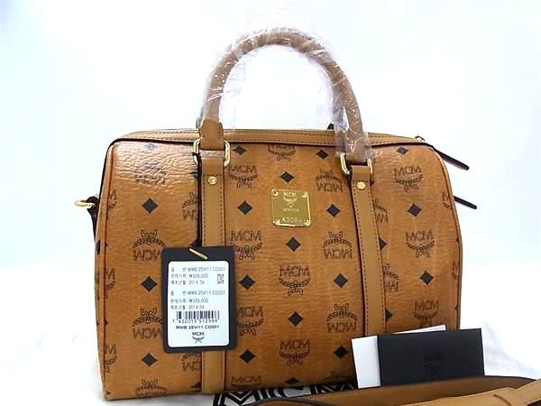 □新品同様□ MCM エムシーエム モノグラム ヴィセトス柄 レザー