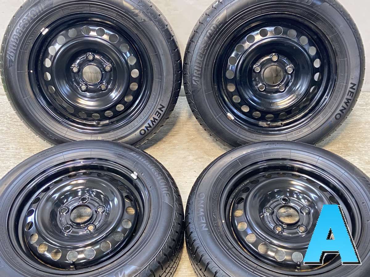 185 65R15 ブリヂストン NEWNO ホンダ純正 15x5.5 50 114.3-5穴 タイヤ サマータイヤ ホイールセット 4本セット s15250920003