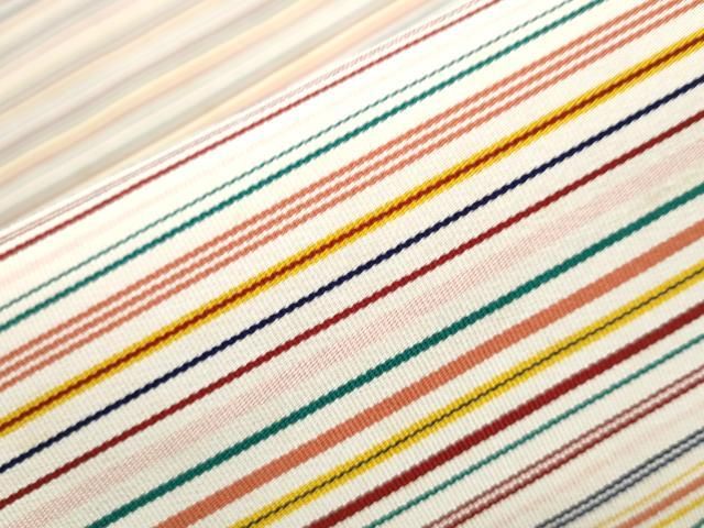 平和屋着物○爪掻き本綴れ 八寸名古屋帯 横段文 正絹