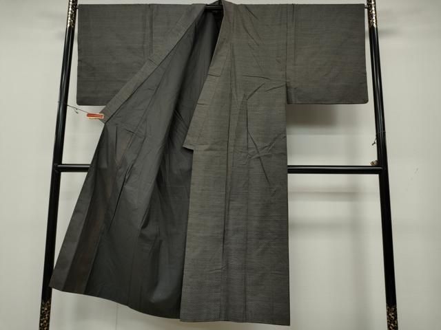 平和屋着物●男性 本場大島紬 アンサンブル 吉祥文 正絹 CAAX4539ut