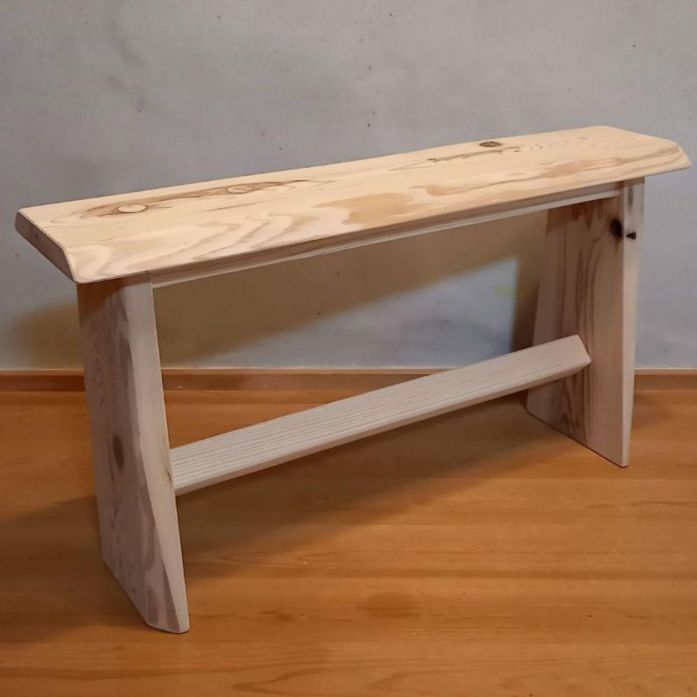 ｜国産杉 節あり無垢材スツール｜ベンチ 椅子 木製家具