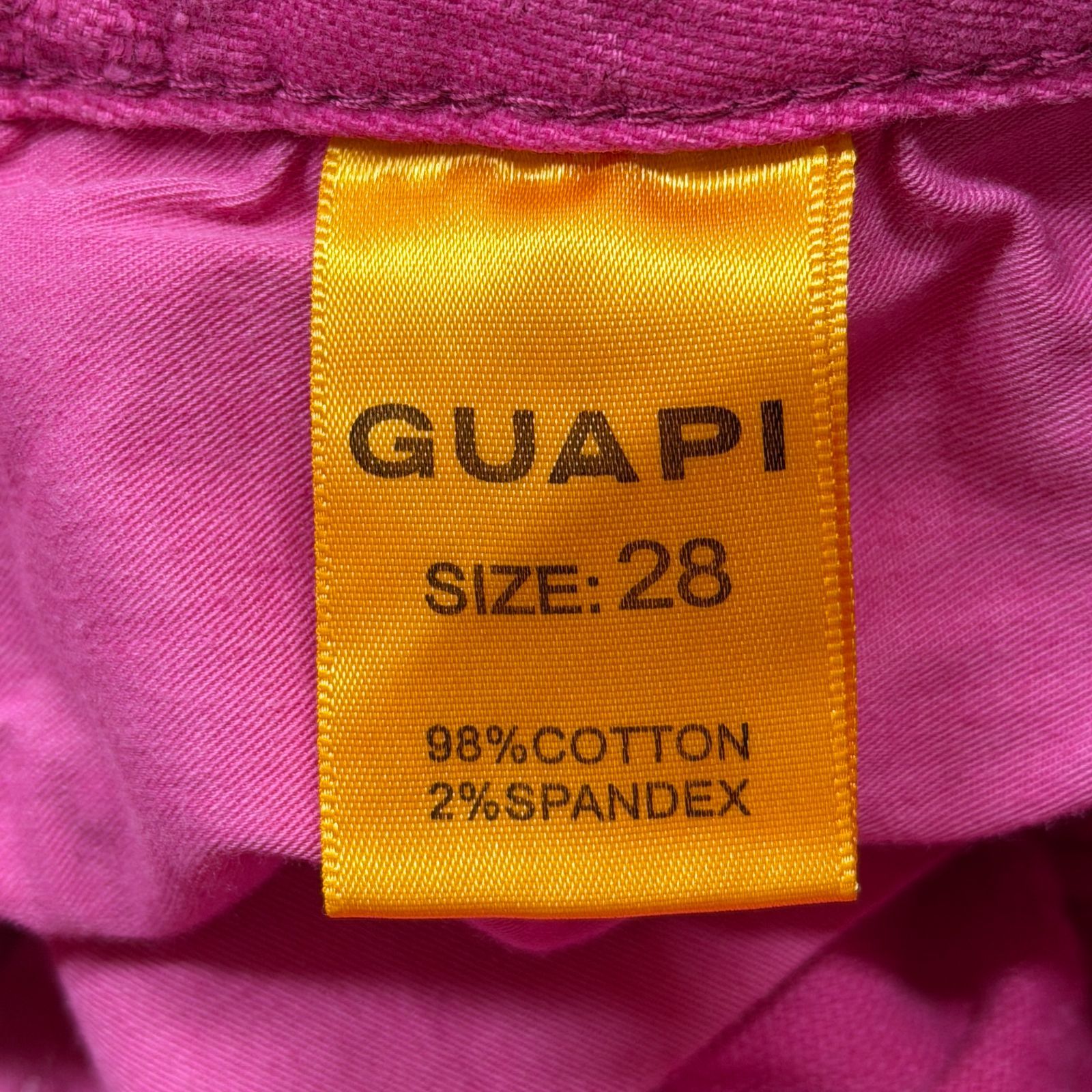 GUAPI EMBELLISHED DENIM PANTS スパンコールデニムパンツ スキニー