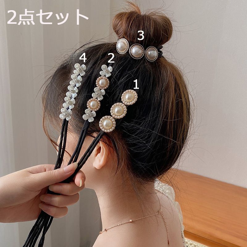 ヘアクリップ2点セット - ヘアアクセサリー