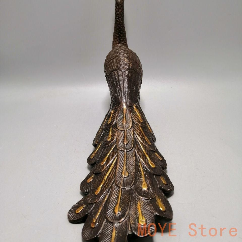 銅製 美しい孔雀 リビング 玄関 お茶台 机 本棚 装飾品 工芸品 置物 銅製 美しい孔雀 リビング 玄関 お茶台 机 本棚 装飾品 工芸品 置物