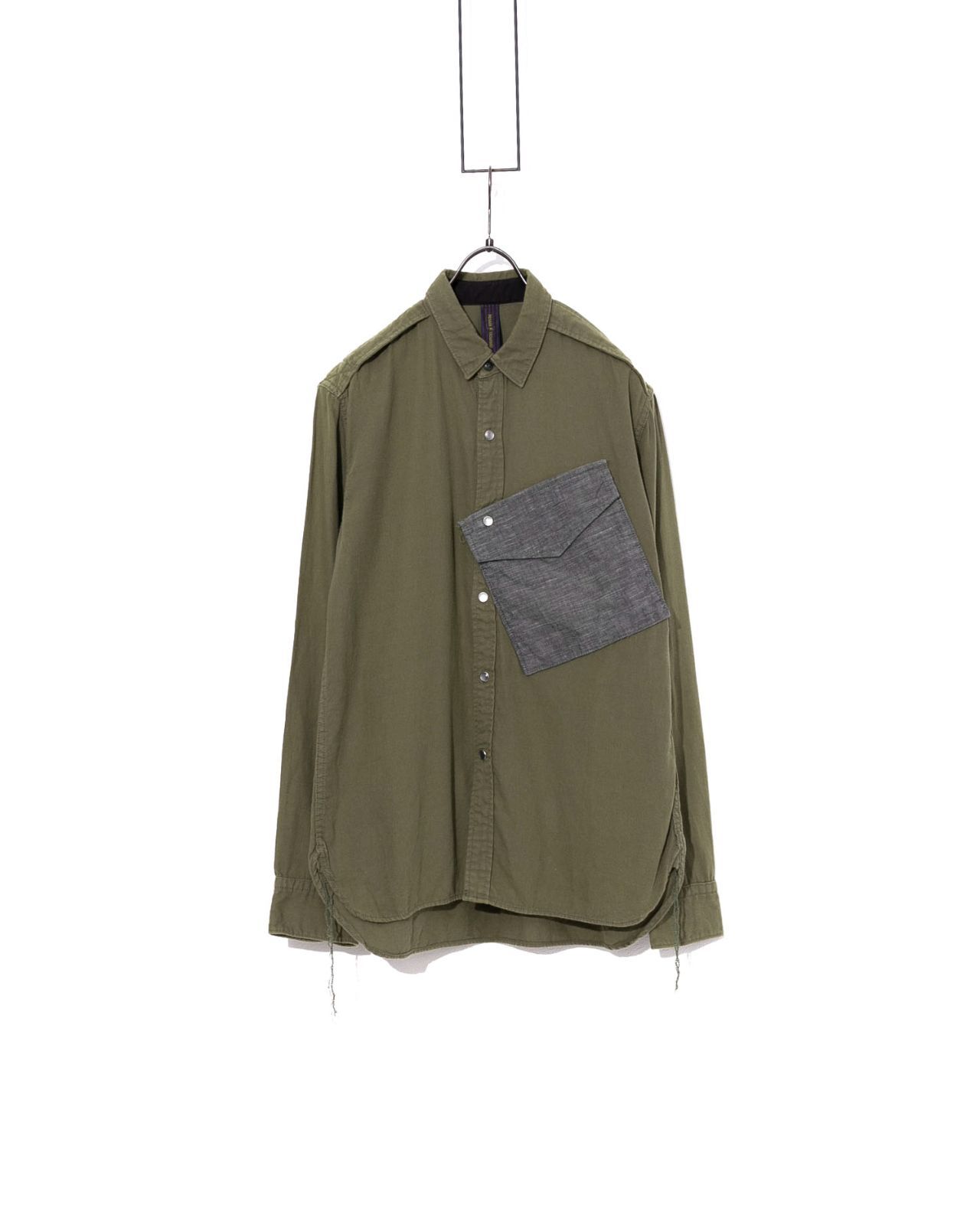 Mihara Yasuhiro ミハラヤスヒロ ポケット付き シャツ