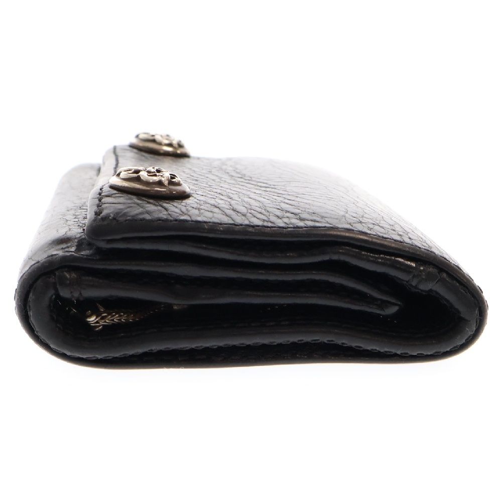 CHROME HEARTS スリーフォールド 財布　ケルティック　レザー CHROME HEARTS クロムハーツ 3FOLD 3フォールド ケルティックボタン