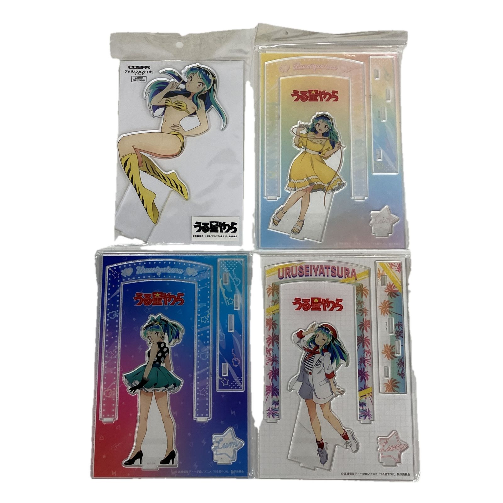 うる星やつらセット 下敷 アクリル クリアファイル パンフレット クッション 色紙 ミニバック アニメグッズ S10530762