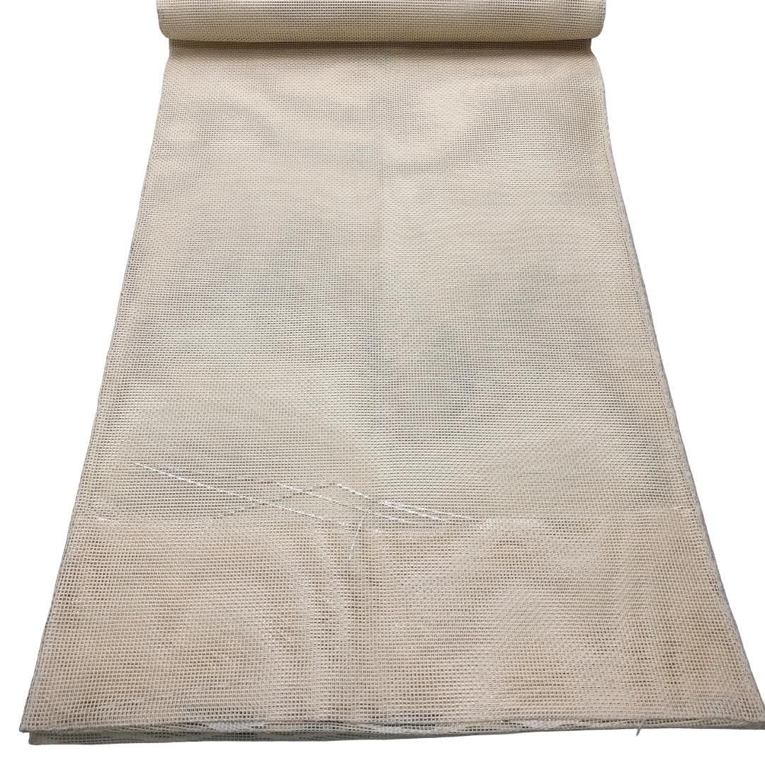 夏帯 袋帯 紗 抽象模様 生成色 O-5074 夏帯 袋帯 紗 抽象模様 生成色 O-5074