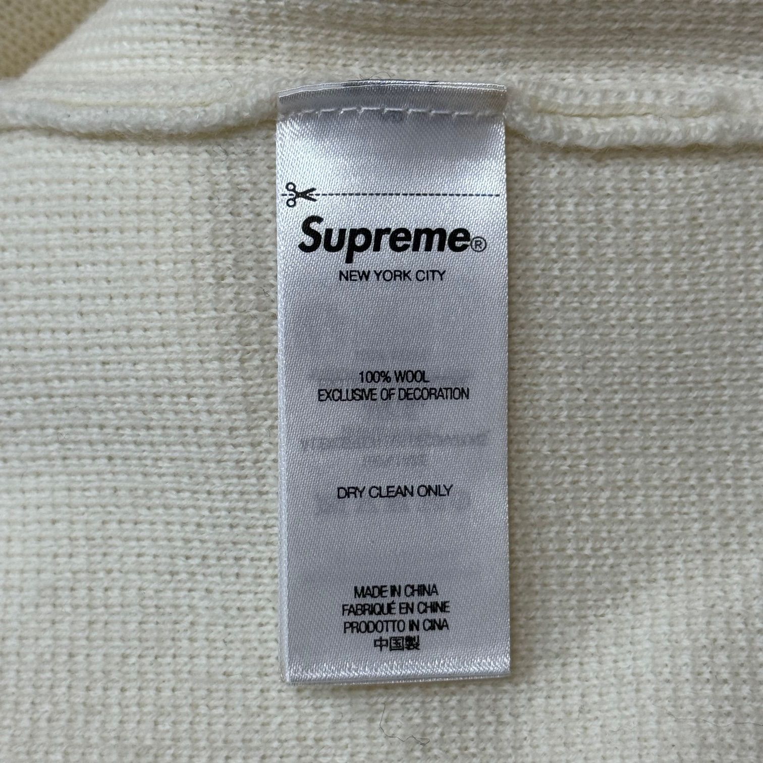 Supreme ラベンダー ポロセーター M 新品 Supreme(シュプリーム) Contrast Logo Sweaterセーター パープル