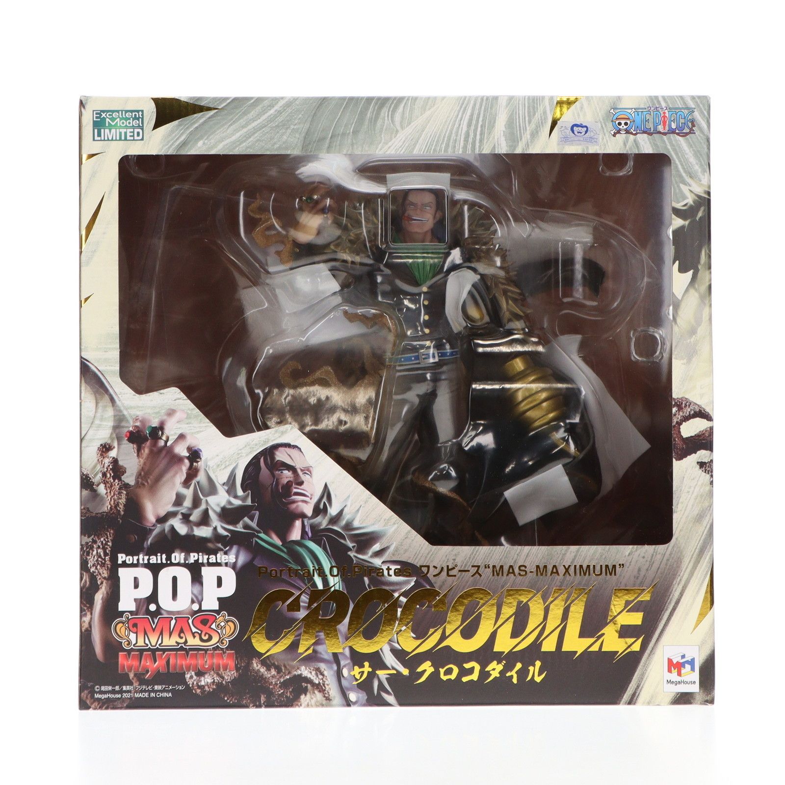 Portrait.Of.Pirates P.O.P MAS-MAXIMUM サー クロコダイル ONE PIECE ワンピース 完成品 フィギュア 一部店舗-オンラインショップ メガハウス