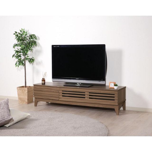不二貿易 2024 TV台 ライン 150幅 ミディアムブラウン 新生活