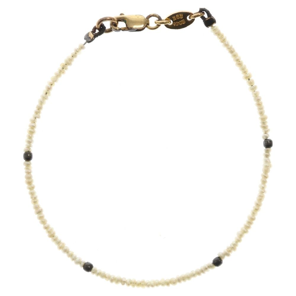 CHROME HEARTS (クロムハーツ) 22K BEAD PRL ゴールドケイト