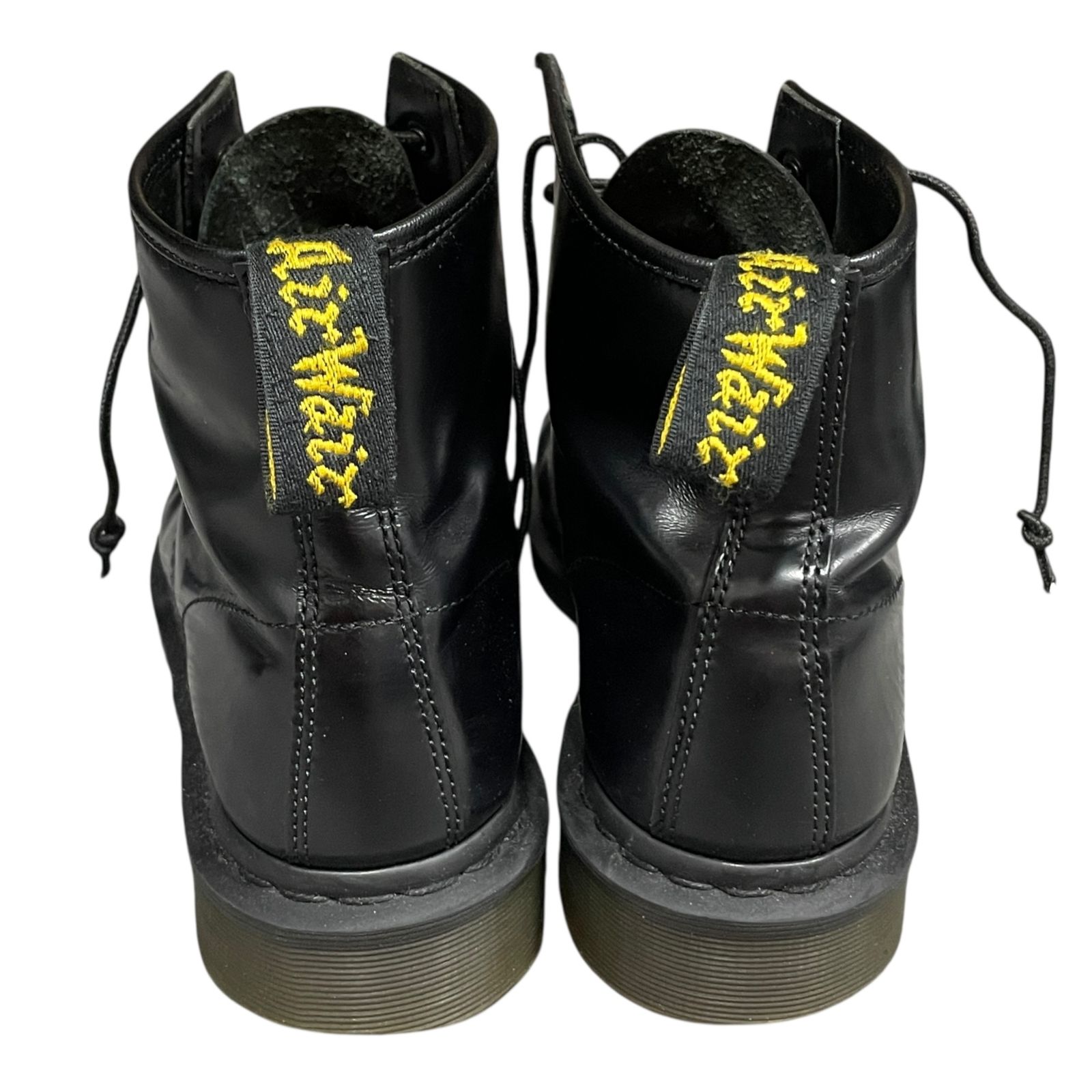 ブラックレザー ドクターマーチン 6ホール　ブーツ　24センチ Dr.Martens ドクターマーチン ブーツ 6ホール メンズ レディース
