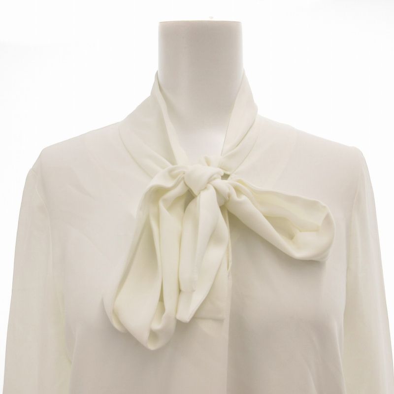 セオリーリュクス theory luxe ウォッシャブル ボウタイプルオーバー