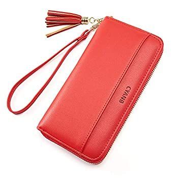 Cyanb レディース 財布 タッセル 二つ折り レディース クラス リストレット ストラップ 長財布 ピンク M