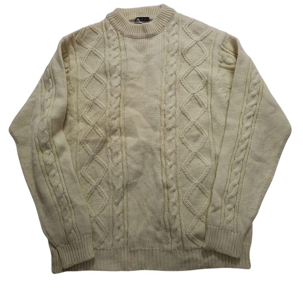 シン出品【希少】 GOODENOUGH 黒 フィッシャーマン　ニット GOOD ENOUGH(グッドイナフ) / フィッシャーマンニット/506XX型