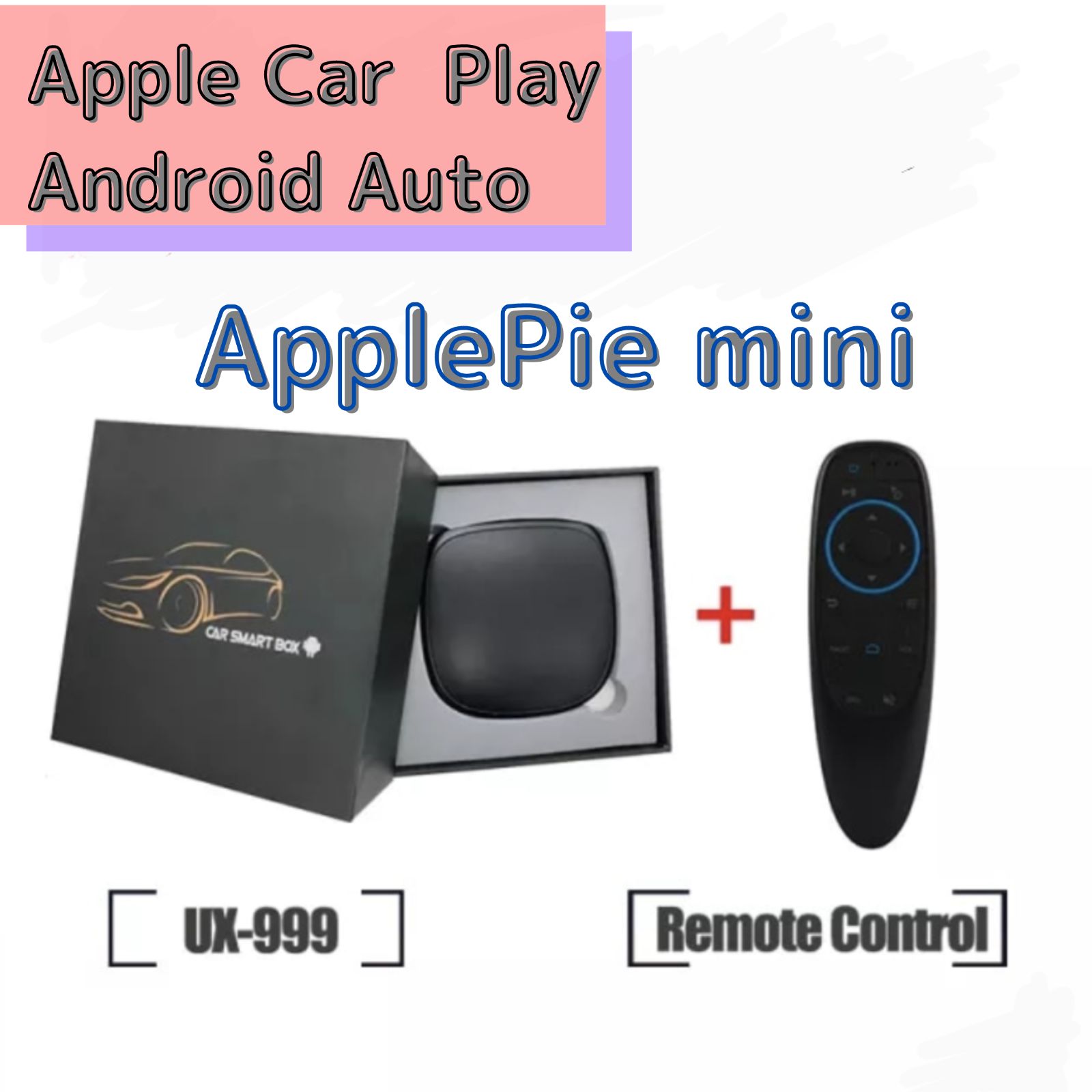 【新品】CarPlay Ai Box Applepiemini UX-999