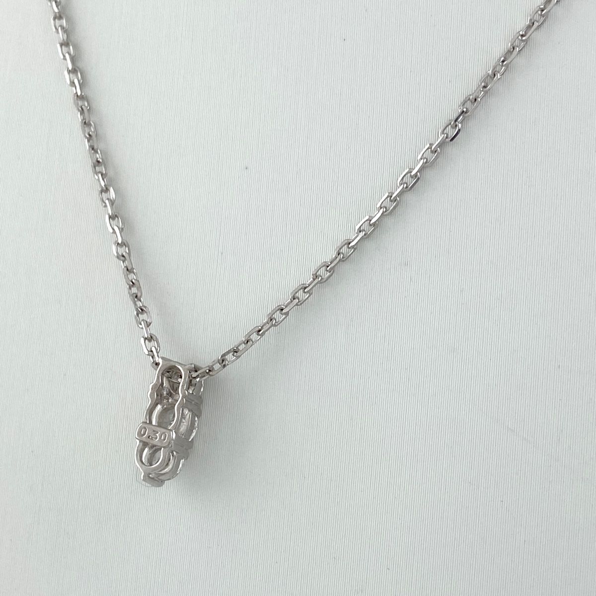 ミキモト MIKIMOTO メレダイヤ デザインネックレス WG ホワイト  