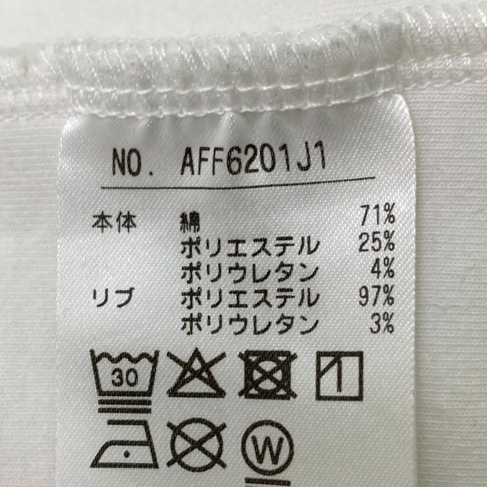 サイズ：L AND PER SE アンパスィ  長袖 スウェット トレーナー  ホワイト系 [240101477441] ゴルフウェア レディース ストスト AND PER SE アンパスィ 長袖 スウェット トレーナー ホワイト系