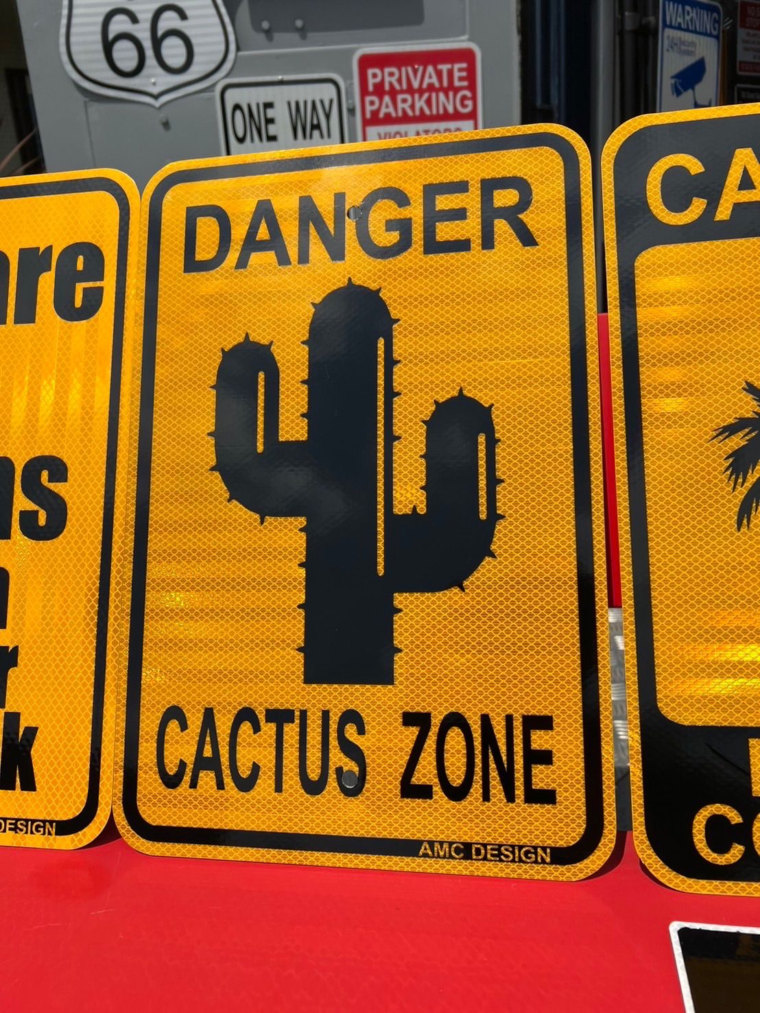 USAヴィンテージ標識！アメリカ鉄製標識！ アメリカ USA private drive