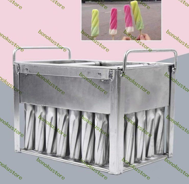 40個の業務用ステンレススチール製アイスキャンディー型 再利用 なアイスポップメーカー型 工業用ホームキッチンDIY用 WWW_KANDAIZUMI_COM