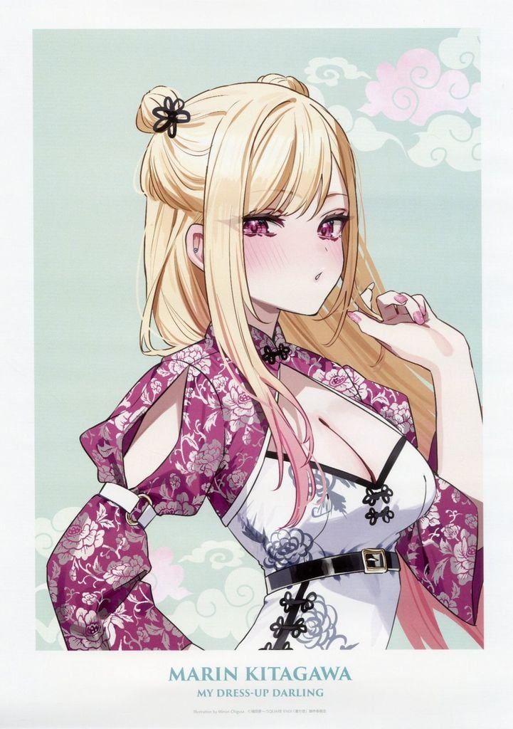 中古タペストリー カーヴィ 描き起こしイラスト チャイナドレスver. 等身大タペ 【お得，人気セール】