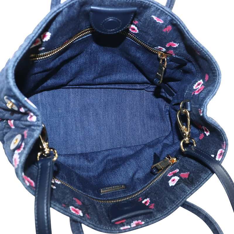 ミュウミュウ miumiu マテラッセ フラワープリント2WAYバッグ