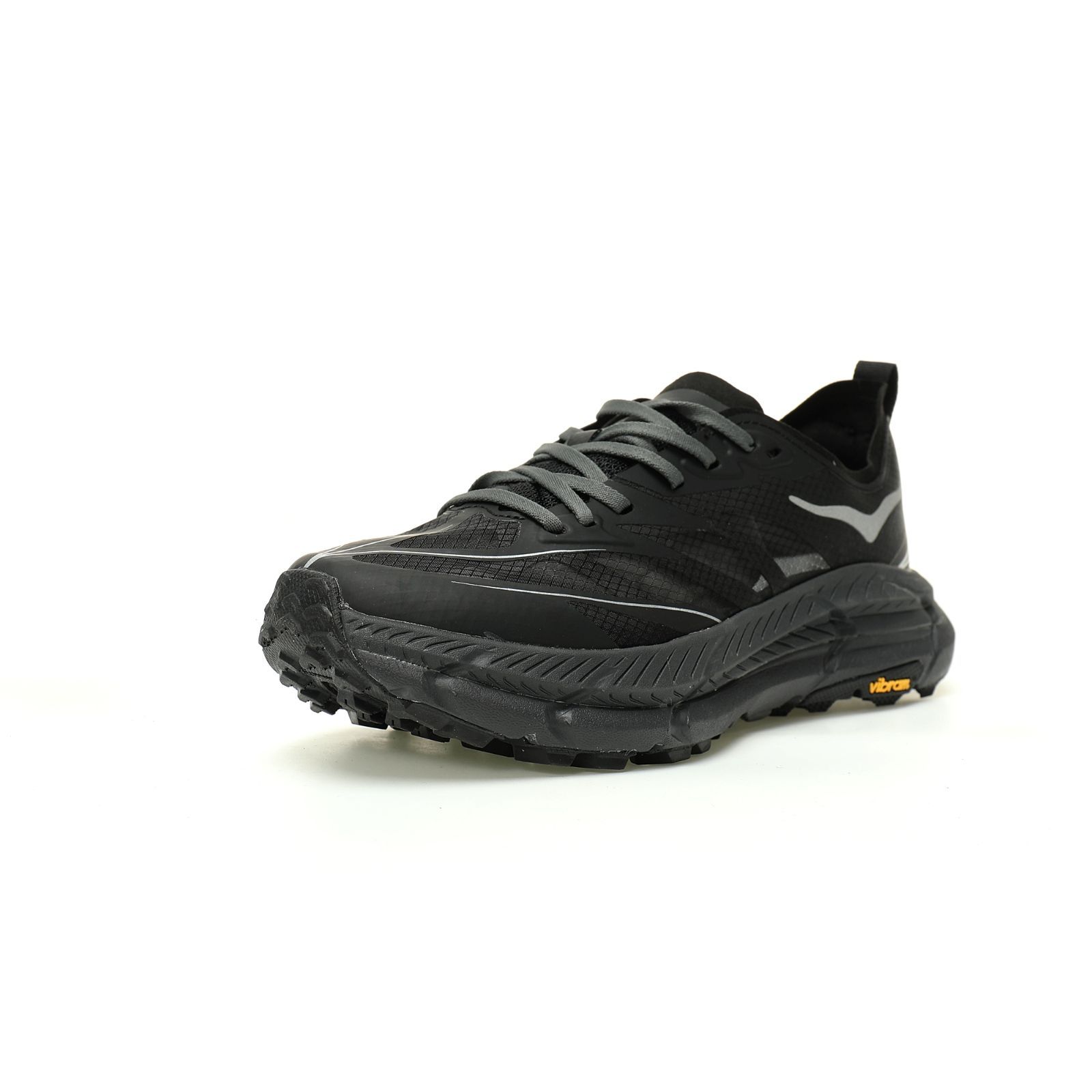 HOKA 　ブラック厚底シューズ HOKA ONEONE ホカ ランニングシューズ 厚底 メンズ ステルス