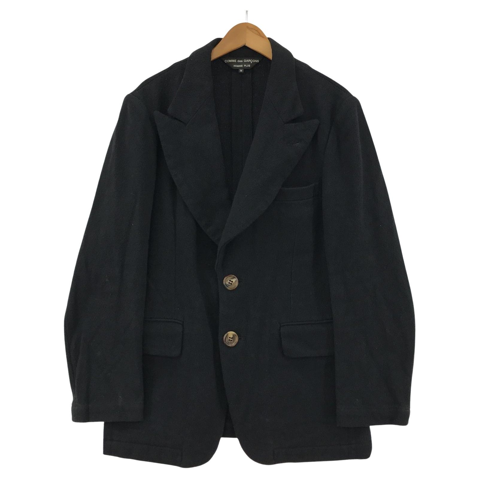 COMME des GARCONS HOMME PLUS AD2001 ジャケット M ブラック - メルカリ