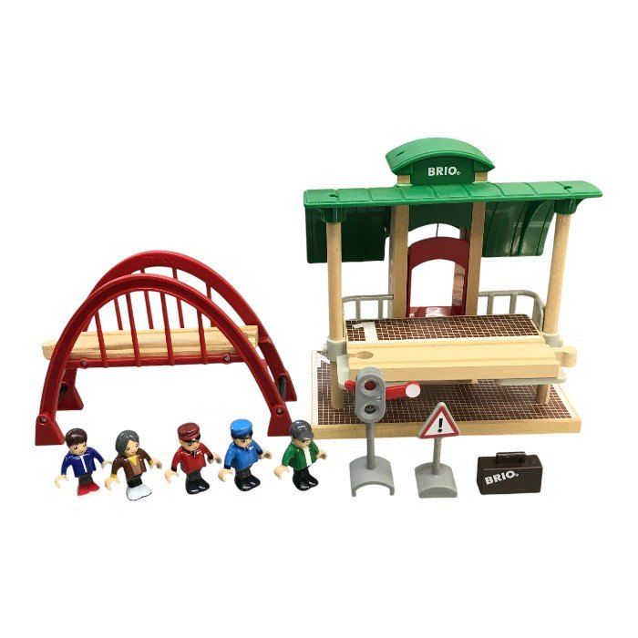 BRIO ブリオ トラベルレールセット 木製 線路 電動車両 列車